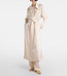 Атласный тренчкот Barb Leset, Creme - фото 6