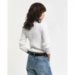 Свитер Gant 4800102 high neck, белый - фото 2