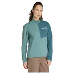 Лонгслив adidas Terrex Multi Climacool half zip, зеленый - фото 3