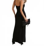 Макси-платье Mandy с воротником-хомут в черном цвете HIDDEN - фото 2