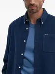 Вельветовая рубашка с карманом Ramsey Barbour, синий - фото 4