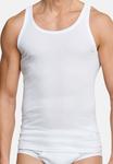 Майка Schiesser/Tanktop Cotton Essentials Doppelripp, белый - фото 3