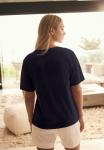 Футболка Next REGULAR FIT -SLOUCH V-NECK, Navy/Blue - фото 3
