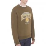 Cвитшот с принтом логотипа Maison Kitsuné Maison Kitsune, коричневый - фото 6