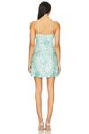 Мини-платье Lollie Simkhai, seafoam - фото 3
