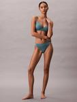 Идеально сидящие бикини трусики Calvin Klein, Slate Turquoise - фото