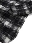 Клетчатая рубашка-овершот Gentry Woolrich, черный - фото 3