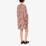 Мини-Платье в виде кокона с анималистичным узором Whistles, мультиколор - фото 4