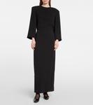 Шелковое платье макси jery The Row, черный - фото 2