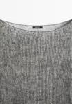 Джемпер Massimo Dutti SHORT SWEATER, Dark Grey - фото 7