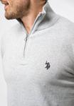 Свитер Brison Half-Zip U.S. Polo Assn., серый - фото 3