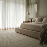 Полосатый шерстяной ковер в прихожей nuLOOM, 122x183 см, серый - фото 36