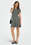 Платье ONLY Jersey dress, Castor Gray/Light Grey - фото 2