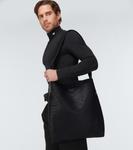 Кожаная сумка через плечо Prada, черный - фото 3