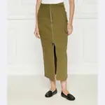 Джинсовая юбка болонья Max&Co., хаки - фото 2