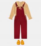 Джинсовый комбинезон lisa La Coqueta, красный - фото 2