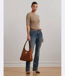 Блуза Regular fit Lauren Ralph Lauren, коричневый - фото 3