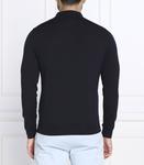 Свитер BOSS BLACK polo regular fit, темно-синий - фото 4