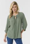 Блуза Cream, темно-зеленый - фото