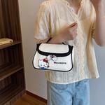 Sanrio Сумка для хранения Hello Kitty Canvas Women's White Black - фото 2