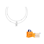 Леди Луи Витон ожерелье LOUIS VUITTON, серебряный - фото