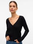 Вязаный кардиган VERO MODA VMWILLOW, Black - фото 3