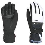 Водонепроницаемые лыжные перчатки Level, белый/черный - фото
