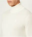 Шерстяная водолазка Regular fit Karl Lagerfeld, белый - фото 4