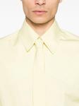 Jil Sander поплиновая рубашка, желтый - фото 5