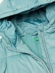 Детская утепленная куртка с капюшоном Benetton, Green - фото 3