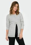 Кардиган ONLY MATERNITY OLMCHER, Light Grey Melange/Light Grey - фото