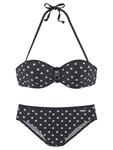 Комплект бикини LASCANA, цвет schwarz/weiß - фото