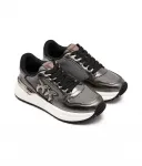 Кожаные кроссовки Gem 07 Pinko, серый - фото 3