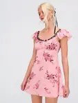 Мини-платье Guinevere For Love & Lemons, розовый - фото 3