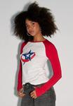 Топ Local Heroes Long sleeved top, Print/Red - фото
