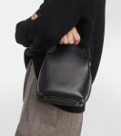 Сумка-ведро Bale Small из кожи Loro Piana, черный - фото 6