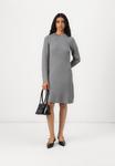 Платье Object OBJVIOLA, Medium Grey Melange/Mottled Grey - фото 2