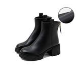 Женские Ботинки Челси Черные/Абрикосовые COMELY, Черные (С Подкладкой из Флиса) - фото 8