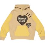 Лого худи HUMAN MADE, бежевый - фото