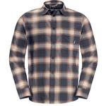 Рубашка для пешего туризма м Jack Wolfskin, синий - фото 3