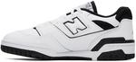 Бело-черные кроссовки BB550 New Balance - фото 3