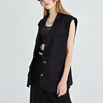 Жилет унисекс минеральный черный - KA02 Kappa - фото 3