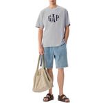 Футболка унисекс GAP, черный - фото 8