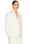 Твидовый смокинг Tux Blazer Helsa, Cream - фото 3