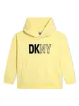Худи с логотипом Dkny Kids, желтый - фото