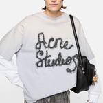 Футболка FW25 Unisex Acne Studios, белый - фото 4