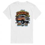 Футболка Big & Tall Ford Bronco V-8 с винтажным рисунком Licensed Character, белый - фото