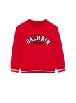 Свитер Balmain Varsity, красный - фото