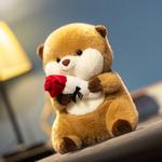 Плюшевая игрушка милая капибара высота 24 см KUMAOYA - фото 4