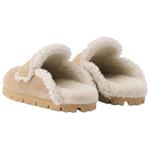 Тапочки женские Prada, бежевый - фото 4